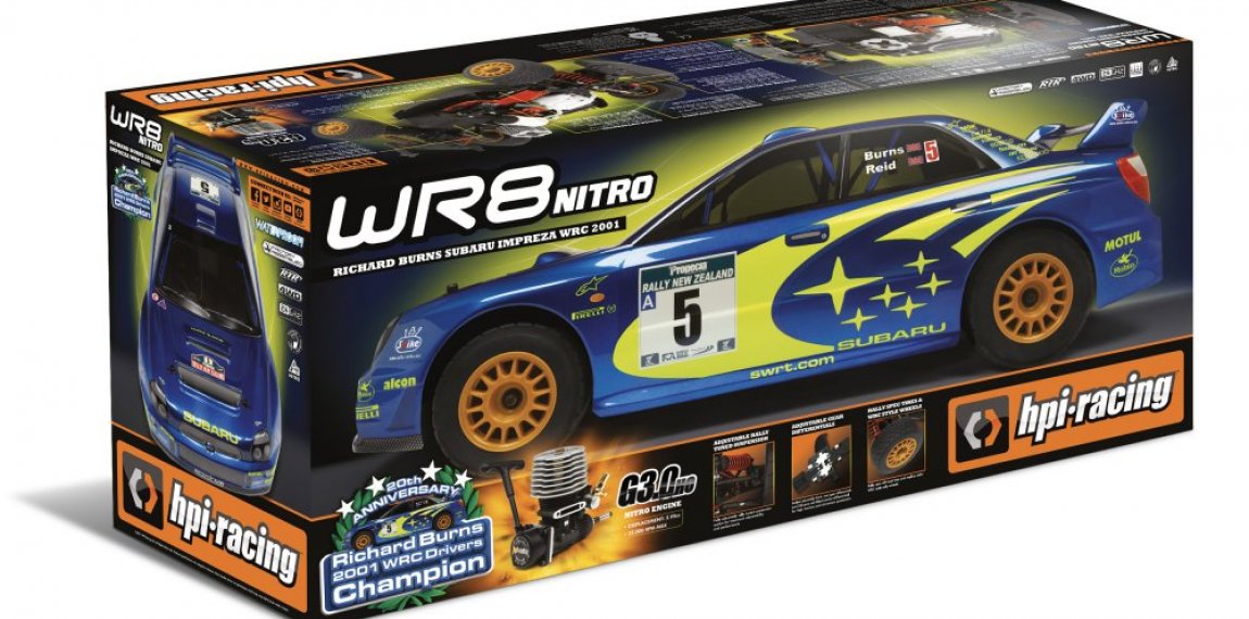 HPI Racing pokazuje nowy model WR8 Subaru Imprezę WRC 2001